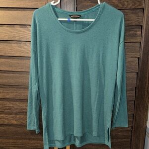 Banana Republic Sea Green Long Sleeve Tee